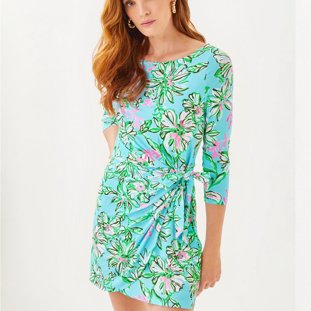 Lilly Pulitzer Blaise 3/4 Sleeve romper Small